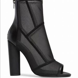 Steve Madden Nova Mesh Peep Toe Bootie